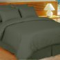 1200TC Egyptian Cotton OLIVE Stripe Queen Size Sheet Set 6PC