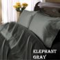 1200TC Egyptian Cotton Carbon Grey Twin XL Size Sheet Set 6PC