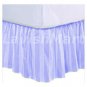 1000 TC Twin Size Blue Stripe Ruffle Bed Skirt  Egyptian Cotton