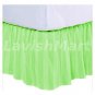 1000 TC Queen Size Sage Stripe Ruffle Bed Skirt  Egyptian Cotton