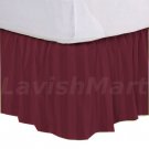 1000 TC Queen Size Marlot Stripe Ruffle Bed Skirt  Egyptian Cotton