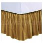 1000 TC King Size Mocha Stripe Ruffle Bed Skirt  Egyptian Cotton
