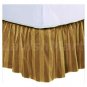 1000 TC Full Size Mocha Stripe Ruffle Bed Skirt  Egyptian Cotton