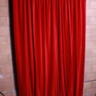 New RUBY Red Velvet Curtains Backstage/Background/ THEATER 108 by 108 inches