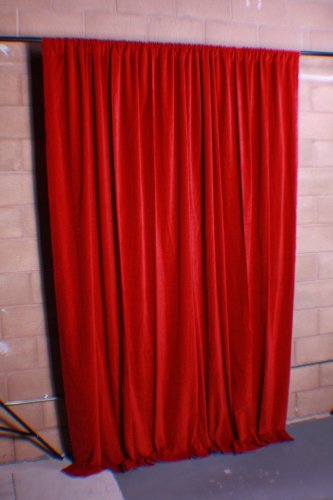 New RUBY Red Velvet Curtains Backstage/Background/ THEATER 108 by 108 inches