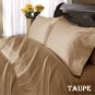 1200TC Sheet Set Olympic Queen Size Mocha 20" Deep Pocket Egyptian Cotton