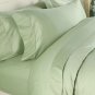 1200TC Sheet Set Queen Size Sage 24" Deep Pocket Egyptian Cotton
