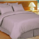 1200TC Sheet Set Olympic  Queen Size LILAC Stripe 24" Deep Pocket Egyptian Cotton