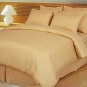 1200TC Sheet Set King Size Gold Stripe 24" Deep Pocket Egyptian Cotton