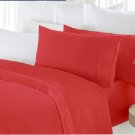 1200TC Sheet Set California King Size Red 24" Deep Pocket Egyptian Cotton