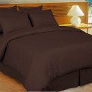 Twin/Twin XL Size chocolate  Stripe Duvet Cover Set 3PC 1000TC Egyptian Cotton