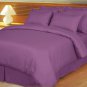 Olympic Queen Size Purple Stripe Sheet Set 4PC 1000TC Egyptian Cotton