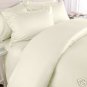Olympic Queen Size Ivory Sheet Set 4PC 1000TC Egyptian Cotton