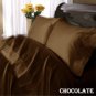 1200TC Egyptian Cotton Extra Deep Pockets 30" Choclate Color Sheet Set 4Pc Olympic Queen Size