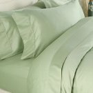 1200TC Egyptian Cotton Extra Deep Pockets 28" Sage Set 4Pc Full Size