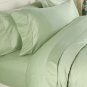 1200TC Egyptian Cotton Extra Deep Pockets 28" Sage Set 4Pc Olympic Queen Size