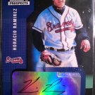 Horacio Ramirez 2002 Select Rookies & Prospects Autograph Card Atlanta Braves