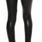 Zipper Leather Leggings