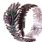 Jewel Feather Wrap Cuff