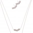 Layered Heart Necklace Set