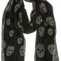 Rhinestone Skull Scarf