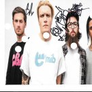 NECK DEEP SIGNED REPRINT PHOTO All Distortions Are Intentional  Wishful Thinking