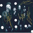 HELLYEAH SIGNED VINNIE PAUL REPRINT BAND PHOTO UNDEN!ABLE PANTERA MUDVAYNE CHAD
