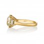 GIA 6.01ct OLD European Diamond 3 Stone Engagement Anniversary Vintage 18k Ring
