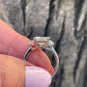 GIA 4.29ct EMERALD Cut & Trapezoids 3 Stone Diamond Engagement Platinum Ring