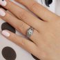Antique Edwardian GIA 3.92ctw Platinum OLD European Diamond Engagement Ring
