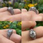 Antique Edwardian GIA 3.92ctw Platinum OLD European Diamond Engagement Ring