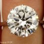 GIA 5.37CT ESTATE VINTAGE SOLITAIRE ROUND DIAMOND ENGAGEMENT WEDDING RING W GOLD