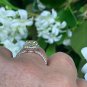GIA 3.14ctw Estate Vintage Natural Fancy Yellow Radiant Diamond Plat 18k Ring