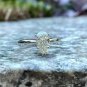 GIA 1.07ct Estate Pear Diamond Solitaire 14k White Gold Engagement Wedding Ring