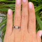 GIA "Canary" 1.54ct Yellow OVAL Diamond Sapphire 3-stone Pt 18k Engagement Ring