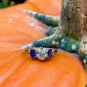 GIA "Canary" 1.54ct Yellow OVAL Diamond Sapphire 3-stone Pt 18k Engagement Ring