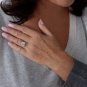GIA shy 4.0ctw HEART Shaped Diamond Halo Estate Vintage Engagement Platinum Ring