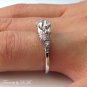 GIA 1.00CT ANTIQUE VINTAGE DECO OLD MINE CUSHION DIAMOND ENGAGEMENT WEDDING RING