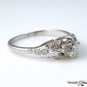 GIA 1.00CT ANTIQUE VINTAGE DECO OLD MINE CUSHION DIAMOND ENGAGEMENT WEDDING RING