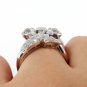 2.25CT ANTIQUE VINTAGE ART DECO OLD EUROPEAN ROUND DIAMOND COCKTAIL PLAT RING