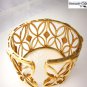 10.00CT ESTATE DIAMOND BANGLE CUFF BRACELET 18K ROSE GOLD MICRO PAVE GORGEOUS !