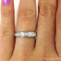 1.00CT SOLID PLATINUM DIAMOND WEDDING ANNIVERSARY BAND RING COMFORT FIT