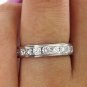 1.00CT SOLID PLATINUM DIAMOND WEDDING ANNIVERSARY BAND RING COMFORT FIT