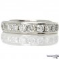 1.00CT SOLID PLATINUM DIAMOND WEDDING ANNIVERSARY BAND RING COMFORT FIT