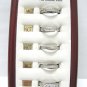 0.50CT PLATINUM ROUND CUT DIAMOND WEDDING ANNIVERSARY BAND RING COMFORT FIT
