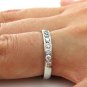 0.50CT PLATINUM ROUND CUT DIAMOND WEDDING ANNIVERSARY BAND RING COMFORT FIT