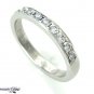 0.50CT PLATINUM ROUND CUT DIAMOND WEDDING ANNIVERSARY BAND RING COMFORT FIT