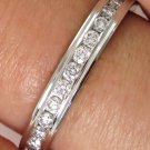 0.33CT ROUND DIAMOND WEDDING ANNIVERSARY BAND RING SOLID PLATINUM