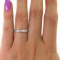 0.33CT ROUND DIAMOND WEDDING ANNIVERSARY BAND RING SOLID PLATINUM