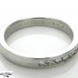 0.33CT ROUND DIAMOND WEDDING ANNIVERSARY BAND RING SOLID PLATINUM